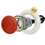 Dura-Lift Ultra-Life MAX Plus 2 in. Sealed 6200ZZ Nylon Garage Door Roller w 4 in. Corrosion Resistant Stem DLMR6200ZZPB